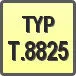 Piktogram - Typ: T.8825